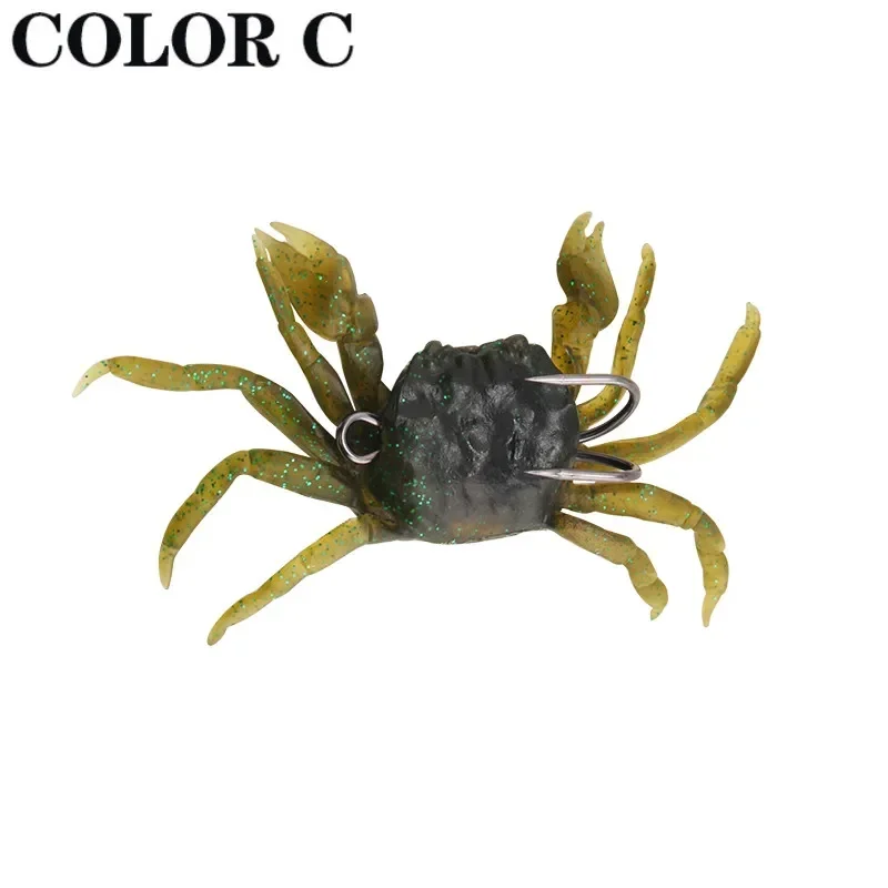 ALASICKA 5-10 قطعة 8/10 سنتيمتر كراب إغراء ثلاثية...