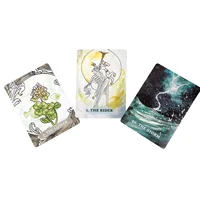 Tarot Oracle Card Mysterious Divination Tarot Card Female Girl Card Game English Playing Cards The Paper Oracle Lenormand Deck 2