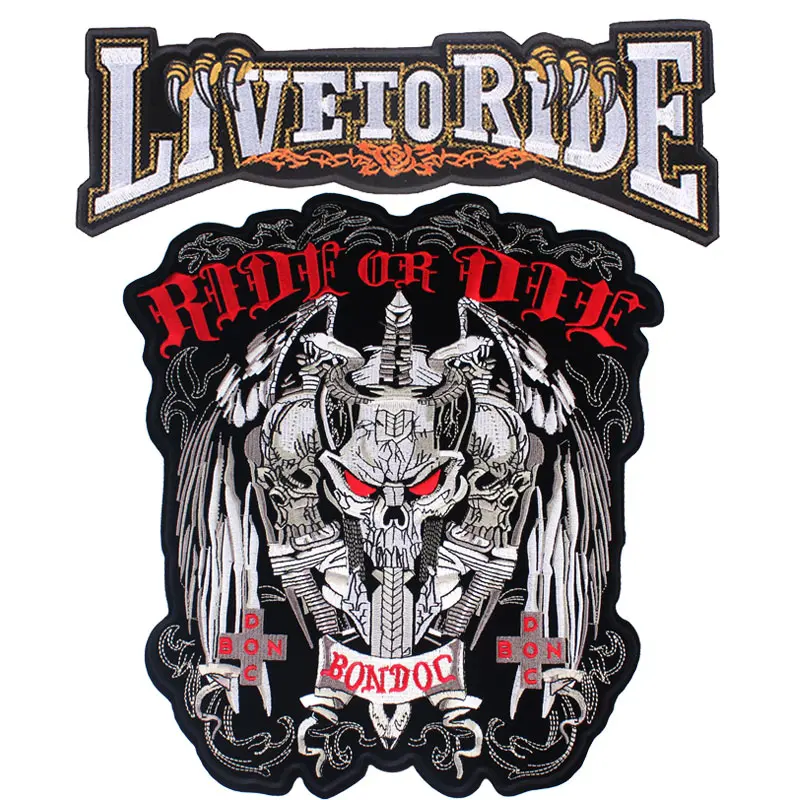 Custom Iron On Patches For Clothing Embroidered Badges For Motorcycle And  Biker Jackets Stripe Sticker Badge Accessories From Richardgu10, $0.4