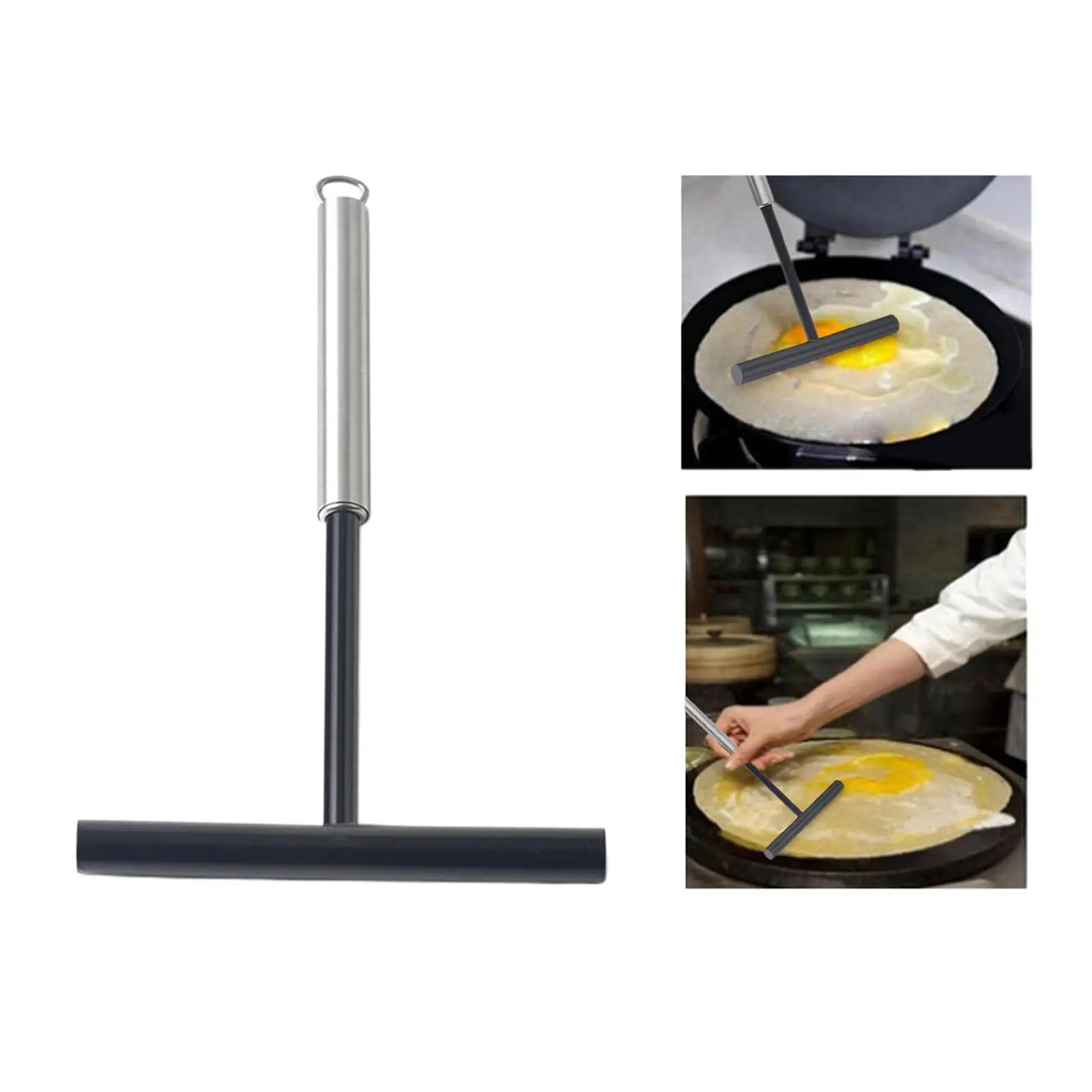 T Shape Crepes Spreader Scraper Cooking Tools Round Handle Pancake Fruit Tool DIY Portable Household Kitchen Restaurant