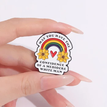 Sarcasm Enamel Pins Brooches Lapel Badge 4