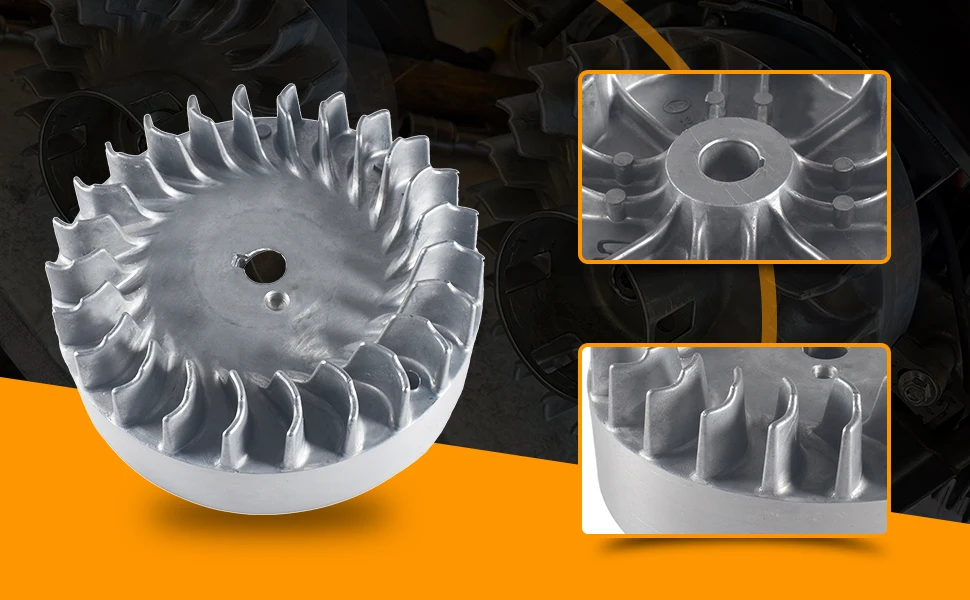 Flywheel for Engine Flywheel 10k RPM Predator Harbor Freight Cast Aluminum For Predator 224cc Max Power Engine