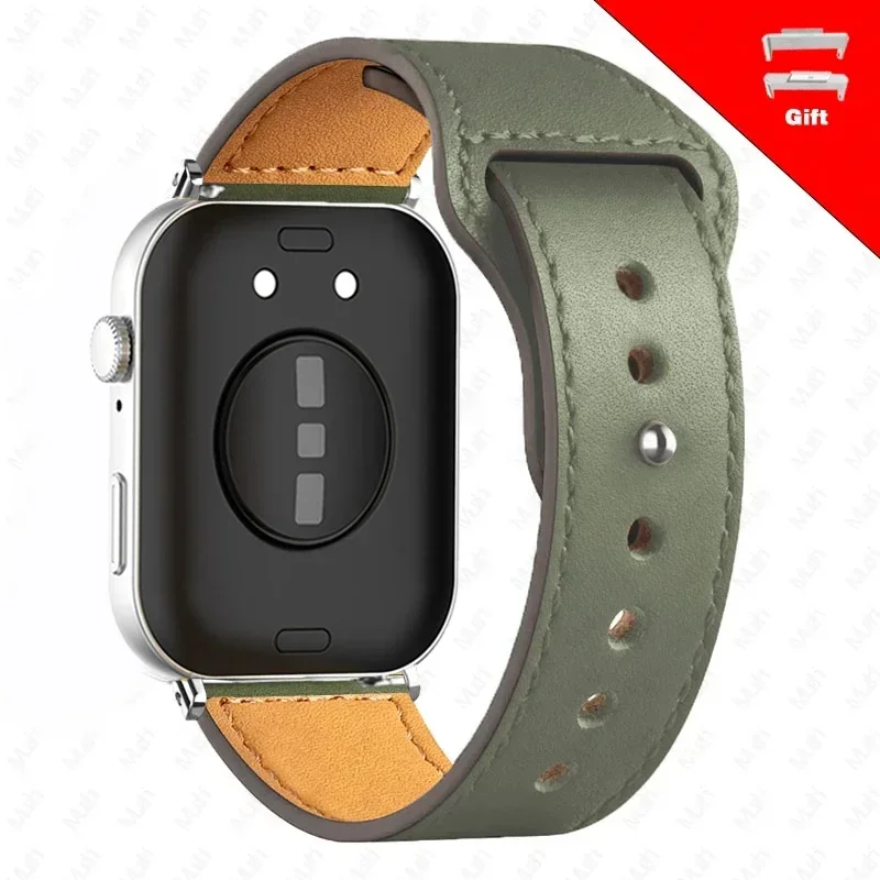 Premium Leather Smartwatch Band - Elegant Replacement Wristband Strap Accessories