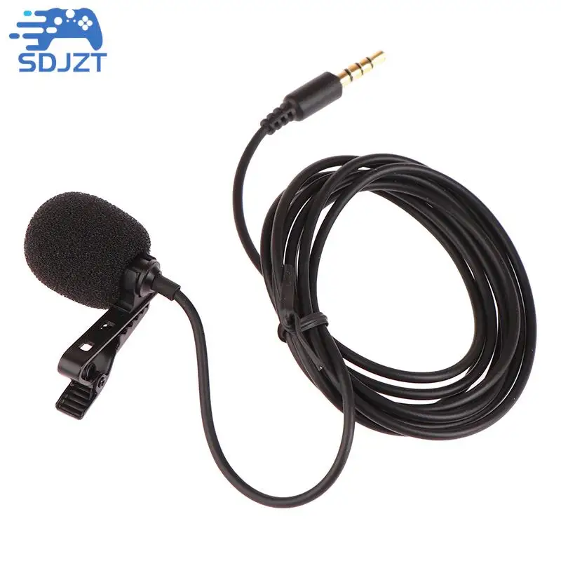 USB 케이블 클립 온 마이크, 컴퓨터 녹음, 라이브 방송용 미니 휴대용 C 타입 마이크, 소음 감소, 3.5mm, 1PC