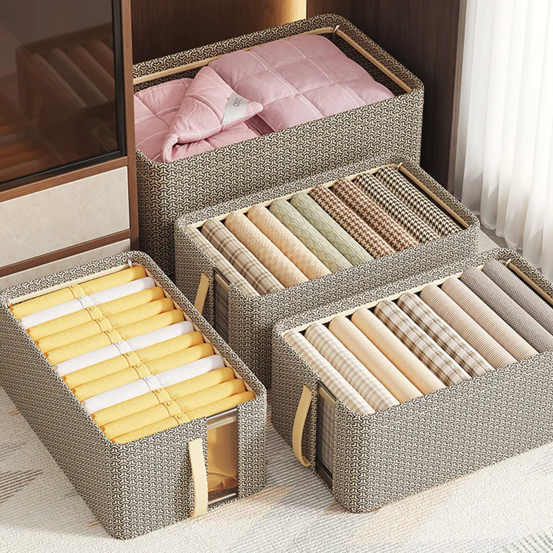 Clothing Organizers Baskets for Clothes Blanket Organizer Box Bedroom Organizers Home Closet Organizers Box Organizadores 3