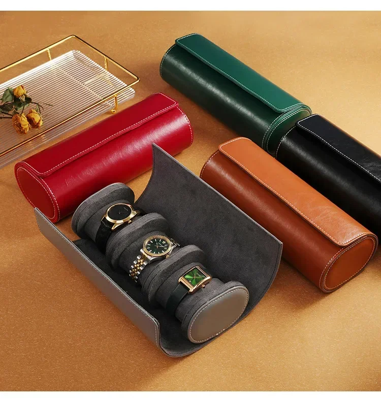 Travel Watch Organizer | PU Leather Watch Case Travel Storage Bag, Classic Watch Pouch ... - SKU TWO01908 - UGI Packaging
