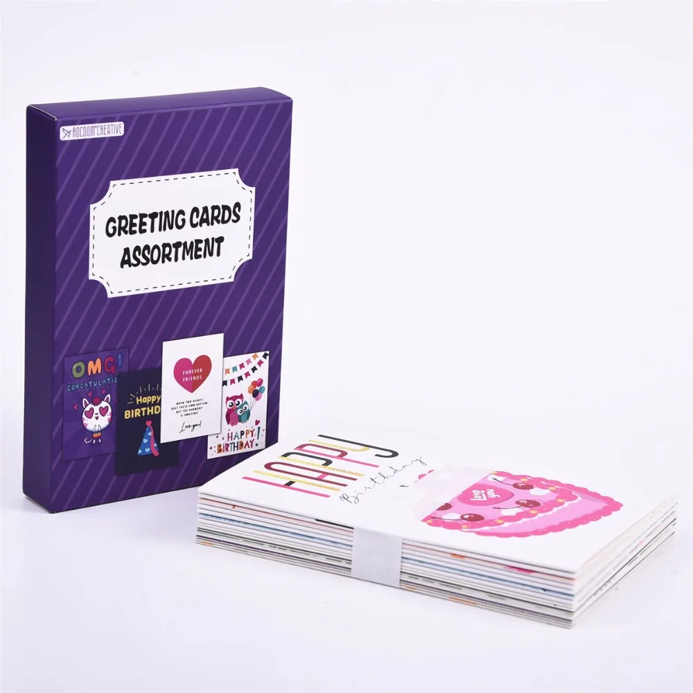 

15*20cm Greeting Cards with Envelopes 15 Unique Design Blank Inside Encouragement Cards Note Cards with Sealing Stickers