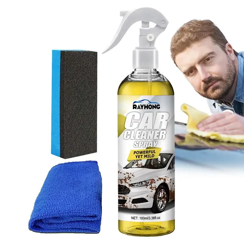 

Multi-purpose Cleaner Spray 100ml Automotive Cleaning Agent Car Interior Home Cleaner Home Cleaning Spray 100ml
