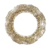 13inch Clear Service Trays Home Dinner Charger Hotel Wedding Banquet Decorative Plates Cushion Plate Table Decor 100PCS 6