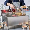 Deep Fryer with Basket Commercial 12L/24L Electric Countertop Fryer Stainless Steel Deep Fryers for Restaurant Home Use 5