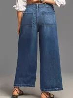 XL-5XL Plus Size Jeans Women Elastic High Waist Long Pants Autumn Winter Fashion Print Big Size 3XL Oversize Office Lady Trouser - Image 3