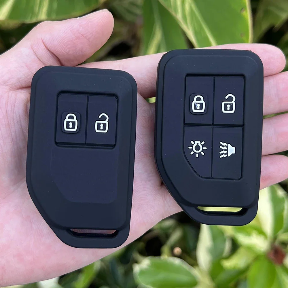 Silicone Remote Key Cover Car Key Case Keychain For Volvo FH16 CARGO 555 FM Truck 4 Button Auto Accessories Protector Holder Key Case Key Case Cover Car Key Shell Remote Control Case Cover