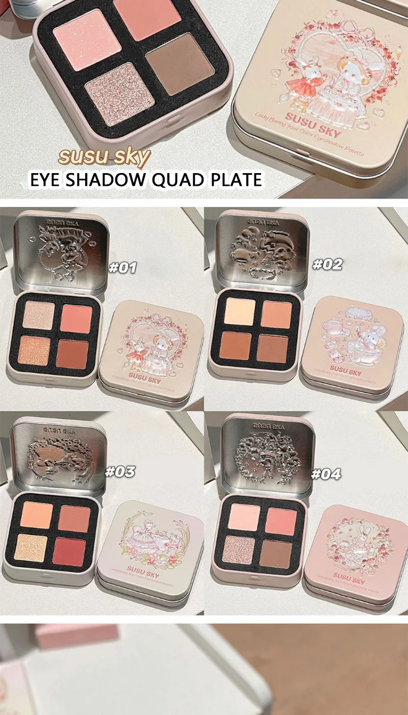 SUSU SKY Lady Rabbit Eye Shadow Palette Image 5