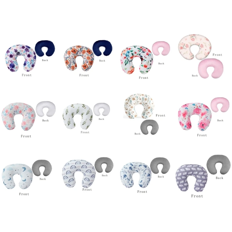 

U-Shape Nursing Pillow Print Breastfeeding Pillow Sleeve Newborn Essential K1KC