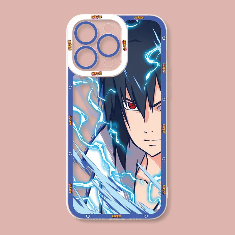 thumbnail image 1 of Funda de teléfono de lujo de Anime n-narutos para iPhone 15 14 Pro Max 13 12 Mini 11 Pro XR XS X 8 7 6 6S Plus SE 2020 Capa de silicona suave, 1 of 5