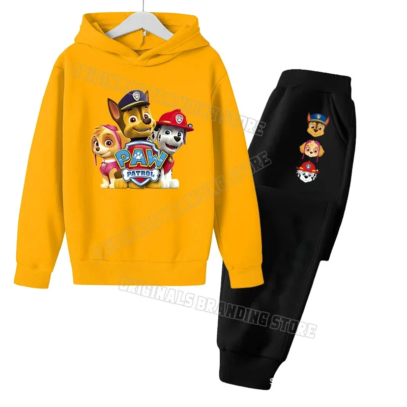 thumbnail image 1 of Paws Patrol Otoño Invierno Jersey de manga larga Pantalón largo Traje para niños Ropa Trajes Niños Pantalones deportivos Conjuntos Chándal para niños, 1 of 5