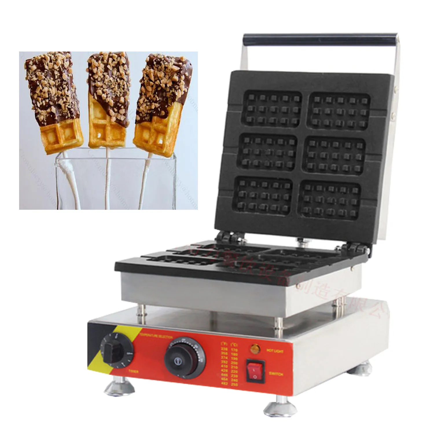 Macchina Elettrica Per Waffle Macchina Per Panini Commerciale Antiaderente Macchina Per La Colazione Con Forno Per Torta All'Uovo A Bolle