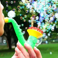 Bubble Wands For Kids Musical Instrument-Inspired Bubble Sticks Saxophone Trumpet Shape Kids Funny Educational Toys For Garden 1