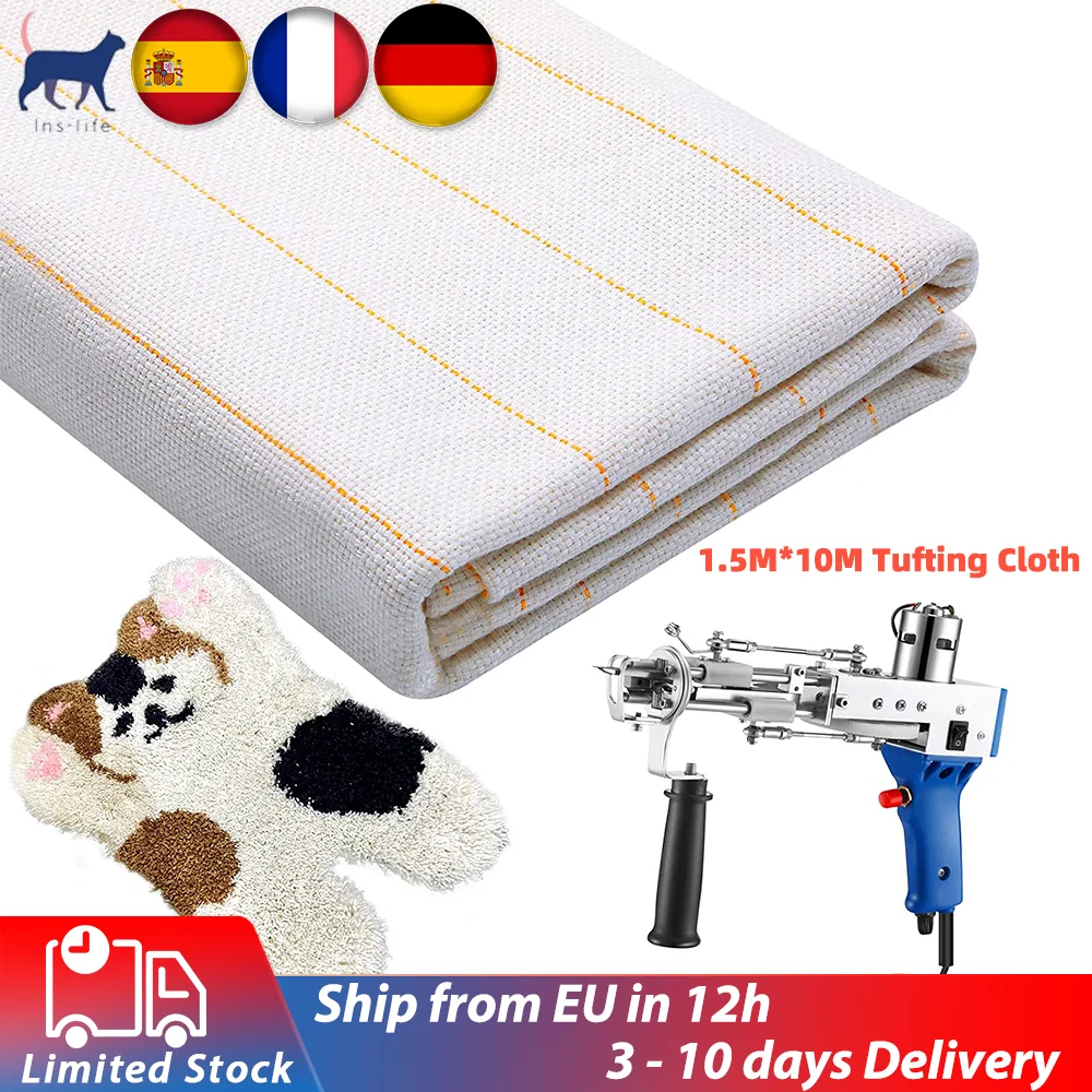 1.5Mx10M Tufting Cloth with Marked Lines Large Monk's Cloth for