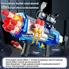 Electric Rocket Launcher Light Bazooka Sound Soft Bullet Gun with Light Dart Kids Boys Birthday Gifts 4