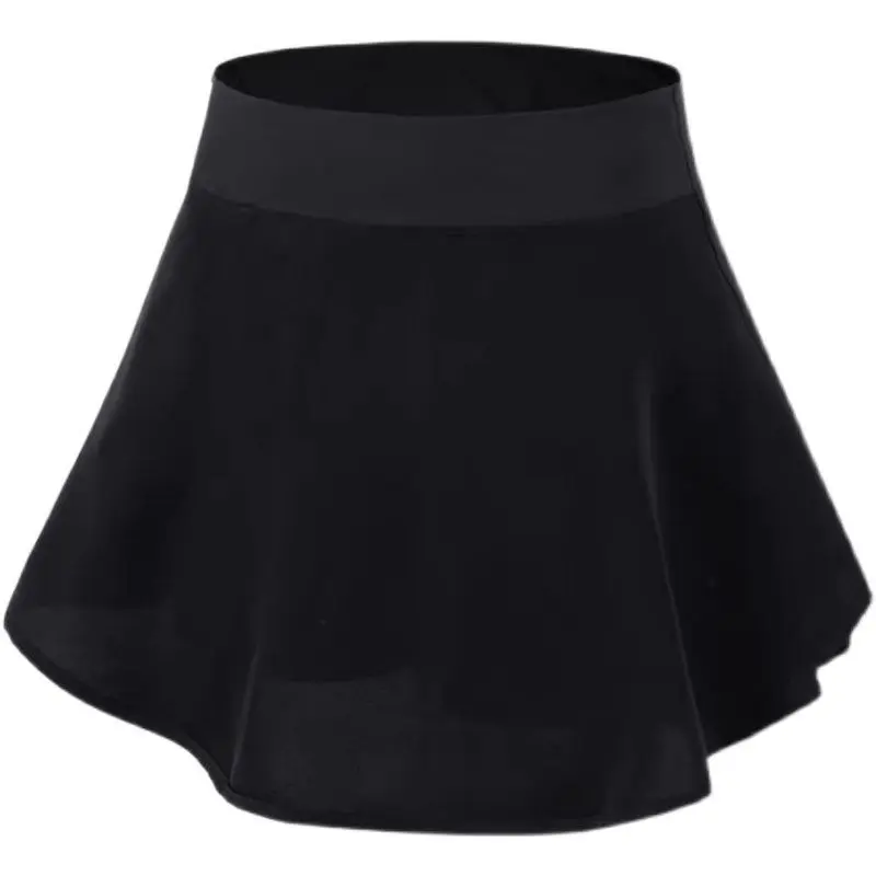 Sports Yoga Shorts Women's Tennis Skirts Summer Fake Two-piece Anti-exposure Thin Fitness Skirt Pants Loose Running Clothes
