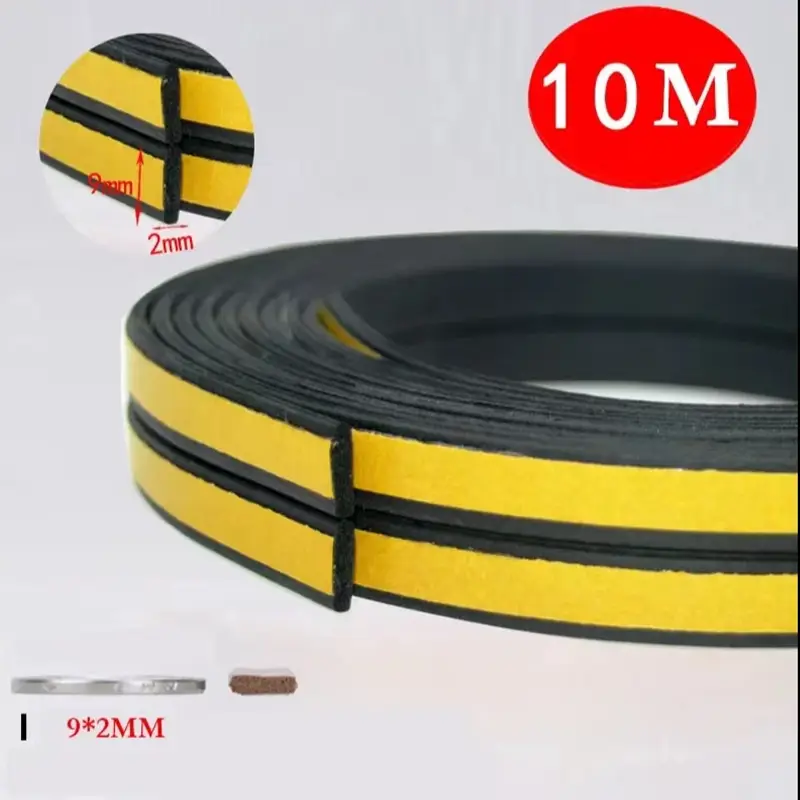 10m D/I/E Type Self-adhesive Door And Window Sealing Strip Foam Insulation, Anti-Collision, Wind And Sound Insulation Artifact - Image 18
