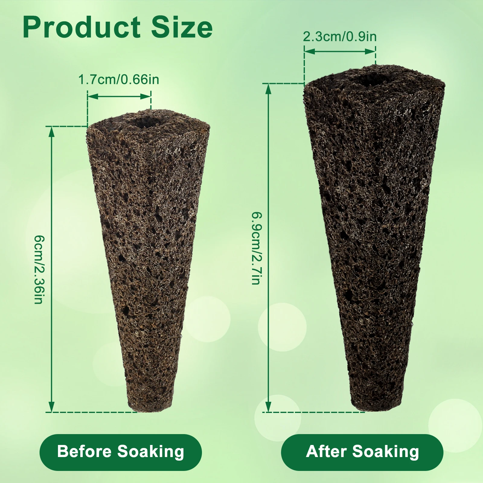 Seed Grow Sponges Replacement Root Hydroponics Indoor Garden System Sponges Water Absorbent Grow Pod Kit 50/100Pcs hydroponic grow media cubes hydroponics growing kit hydroponic garden kit sprout growing kit seed starter plugs soilless planting substrate