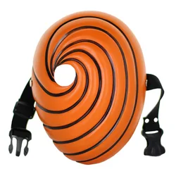 Anime-Inspired Unisex Akatsuki Ninja Masquerade Cosplay Resin Mask (Orange)