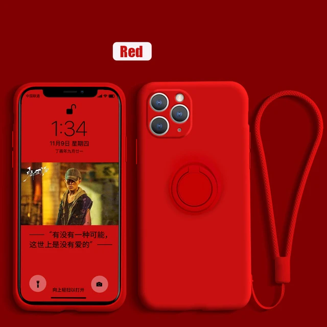 thumbnail image 1 of Ring Holder Silicone Case For Samsung Galaxy A50 A70 A71 A53 A33 A32 A30 A52 A72 A42 A12 A22 A23 A13 A51 A73 A54 5G Liquid Cover, 1 of 5