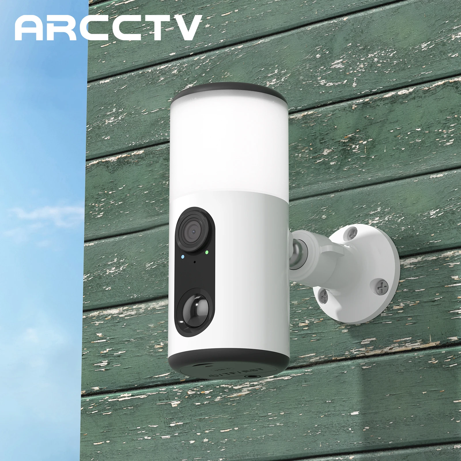 ARCCTV 4MP Wireless Solar Camera Outdoor Surveillance Motion Detection Color Night Vision Security Floodlight Solar Wifi Camera 1