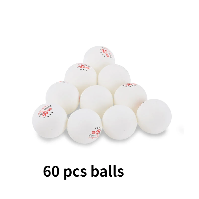 Description Picture 5 of item20pcs 60 Pcs Double Fish Table Tennis Balls V40+ 3 Star New ABS Material Plastic Poly Seamed  Ping Pong Tenis De Mesa