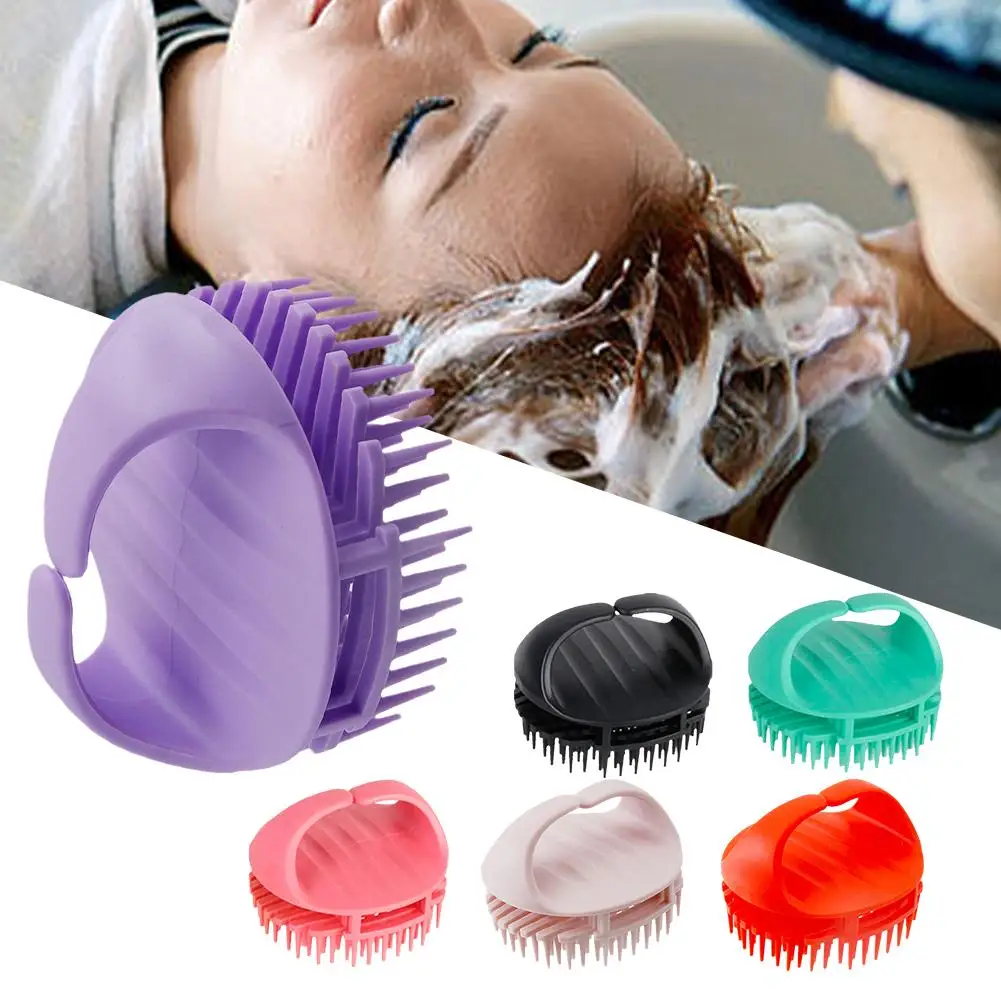 

1pcs Detail Brush Dandruff Cleaning Massage Scalp Shampoo Scrub Products Shampoo Auxiliary Bubble Manual Care Tool Personal X1H8