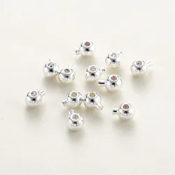 Gold - Plated Brass Snap Clasps for Jewelry Making - Pack of 20 (Silver 02)