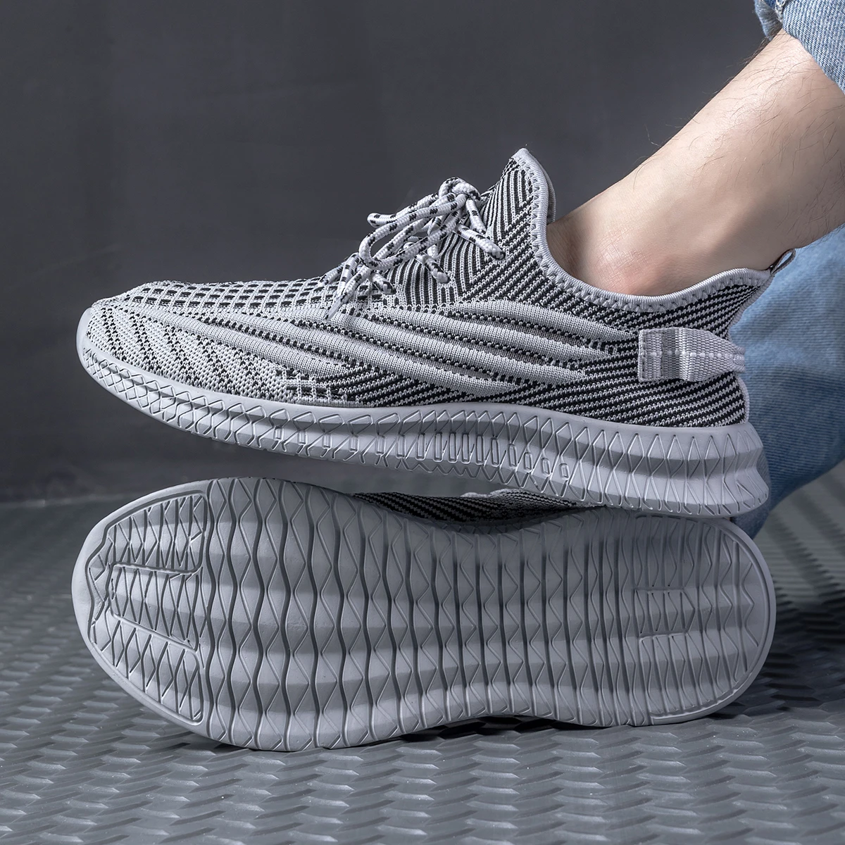 2023 Mesh Men casual shoes Summer Breathable Sneakers Comfortable Lightweight Walking Footwear Male Running Sport Shoes 5