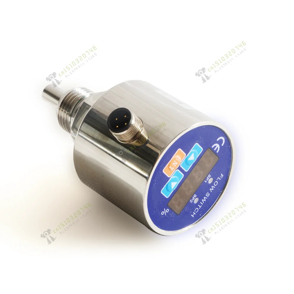 

Electronic Thermal Flow Switch 4-20mA Output Water Flow Switch for Water Air Oil