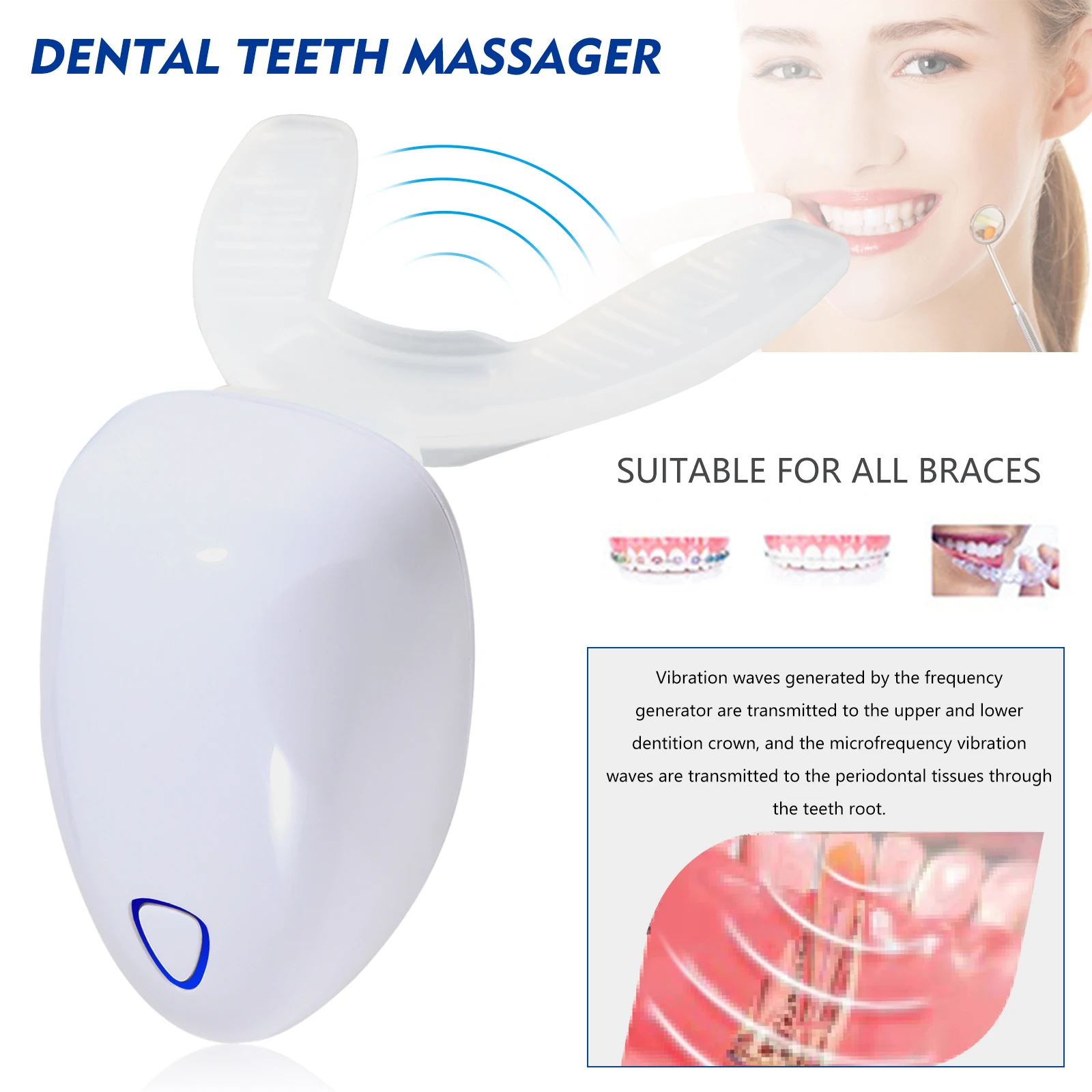 DentalOrthodonticAcceleratorTeethCorrectHelpperiodontalMassager