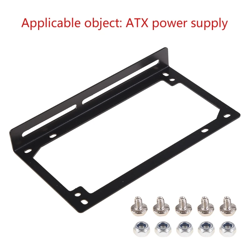 Desktop Computer Chassis Power Supply Conversion Bracket - SFX Fixed Frame Bezel with 8 Screws Description Image.This Product Can Be Found With The Tag Names Computer Cables Connecting, Computer Peripherals, Desktop computer chassis, PC Hardware Cables Adapters