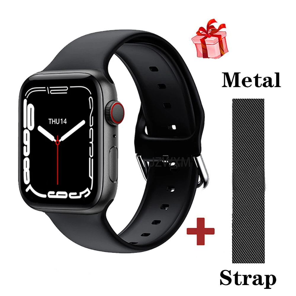 2022 IWO Series 7 Smart Watch W27 Bluetooth Call ECG Heart Rate Monitor Waterproof PK W26 W37 HW22 Smartwatch For Apple&Android 