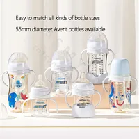 Avent wide-bore bottle handle / teat / bottle base / screw teeth - dust cap /Avent bottle accessories 2