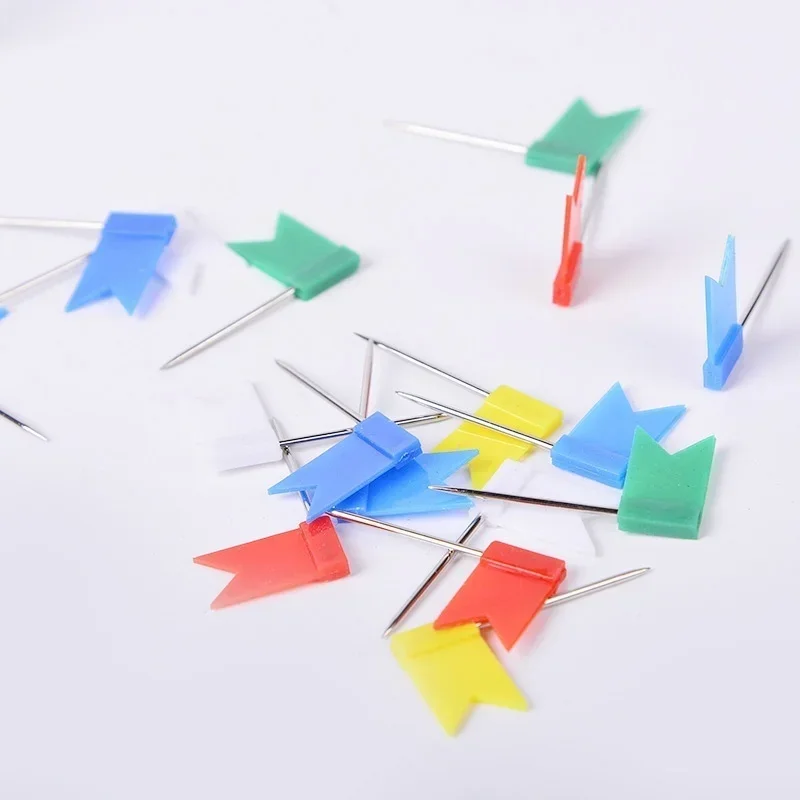 20pcs/set Flag Thumbtack Nail Pushpin Cork Board Map Drawing Tacks for Home Office School Stationery Supplies push pins