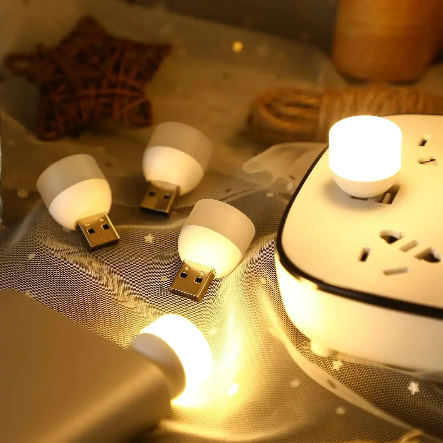 1/100pcs USB Night Light for Book Reading led night light night light led night lamp led reading lamp