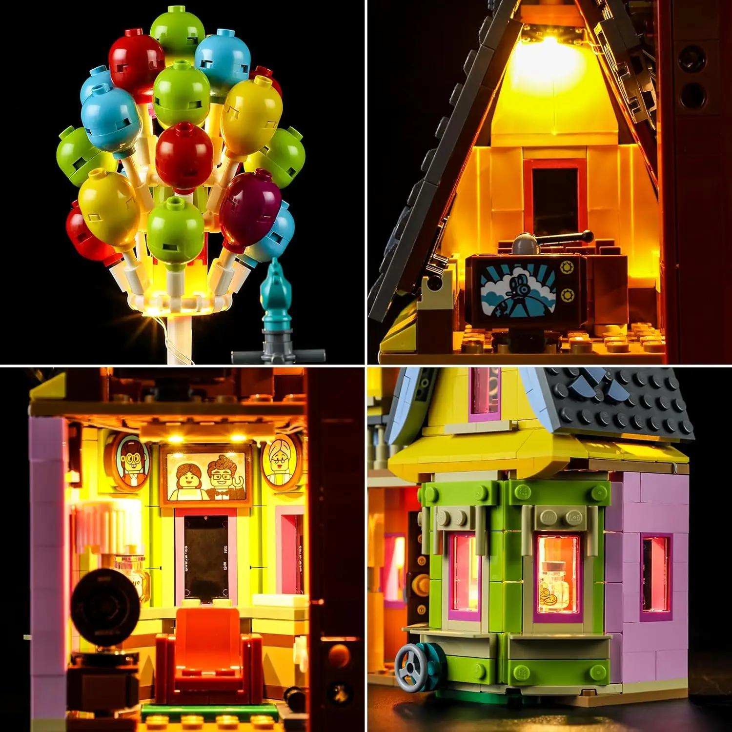 【希少】パラドン　はてなブロック　ポータブルライト Hprosper 5V LED Light For 43217 Disney City Expert Flying