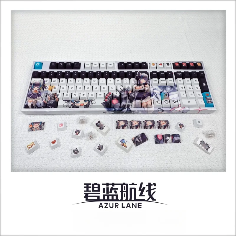 Azur lane Hmsチェシャがテーマになったキーキャップ,PBT昇華型