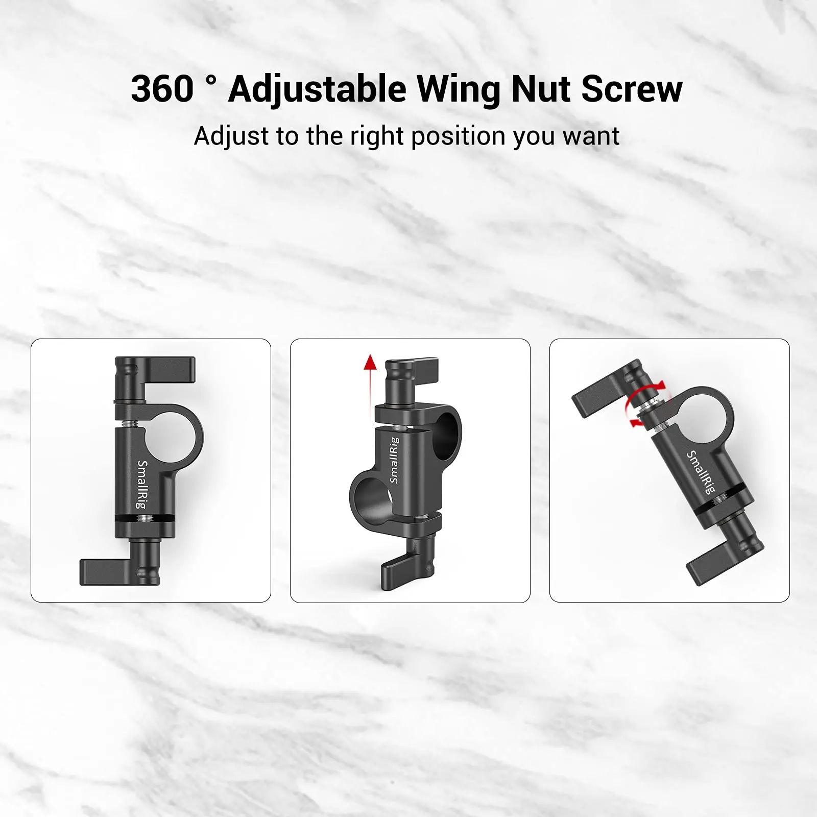 15mm Rod Clamp 90-Degree for Camcorder Video DIY Camera 15mm Rail Clamp Rigs Sho