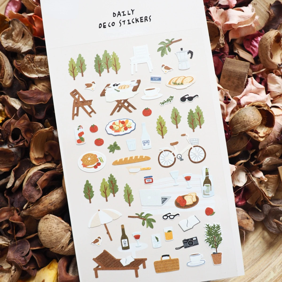 Koreanischer Import Suatelier Im Garten-Wald-Picknick Papiersticker Scrapbooking DIY Journal Stickerbogen Niedliche Deko-Schreibwaren