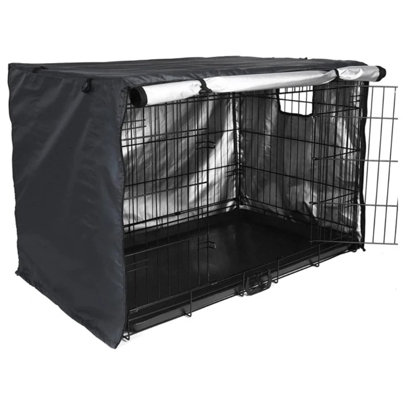 Dog Crates Cover 24/30/36/42inch Pet Kennels Cover for Small Medium