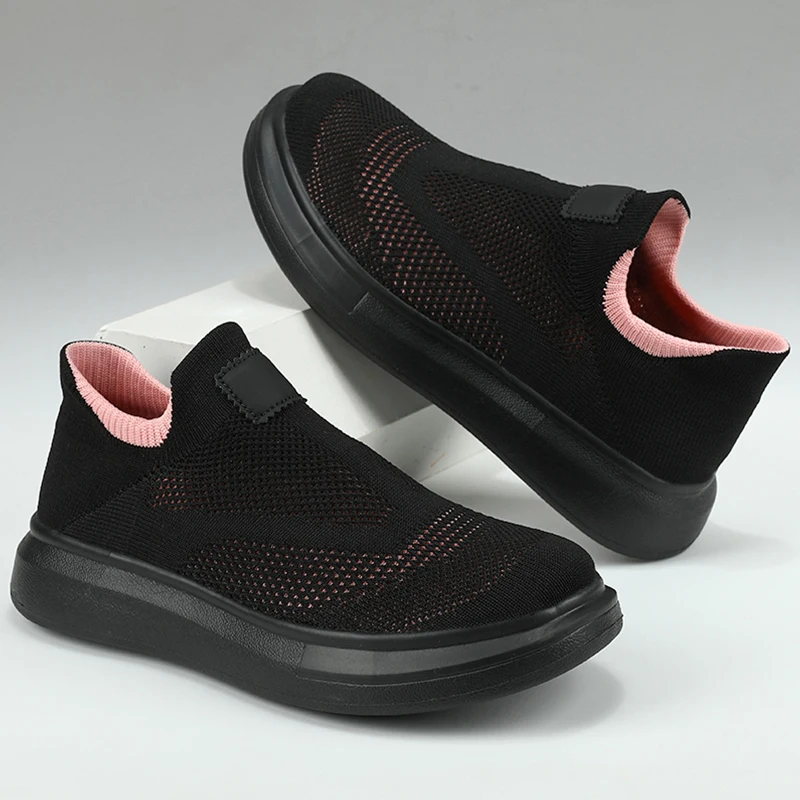Breathable Couple Casual Sneakers Platform Male Loafers Soft Slip-on Women's Sneakers Summer Non-slip Casual Shoes Free Shipping