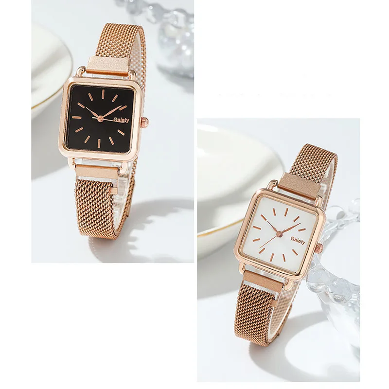 Watch For Women Luxury Brand Reloj Muje 2022 Best Selling Products Mesh Belt Women's Quartz Watch Simple Temperament Magnet Buck 2