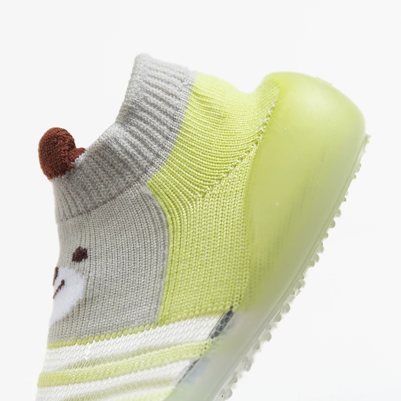 Baby Sock Shoes Summer Mesh Non-Skid Indoor Infant Walking Shoes Breathable Warm Elastic Boy Girls Socks Sneakers With Soft Sole 6