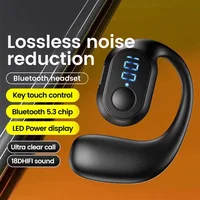 KY2 Pro Ear Hook Wireless Earphones Bluetooth-compatible 5.3 Mini Handsfree Waterproof Sport Music Headset Single  Earbuds 1